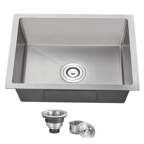 THOISEWELT® 304"Stainless Steel Single Bowl Kitchen Sink Bar Sink ...