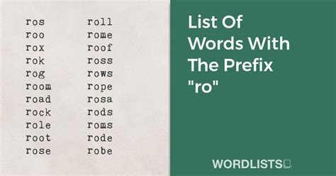 List Of Words Starting With "R" And Ending With "Y"