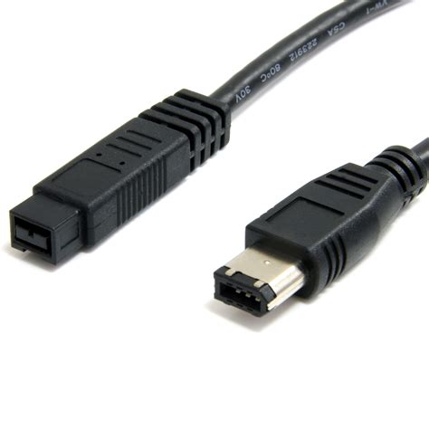 1 ft IEEE-1394 Firewire Cable 9-6 M/M - FireWire 400 Cables