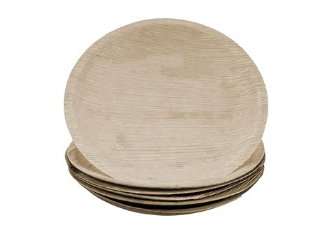 Buy EARTH RESTORED | 12" Disposable Palm Leaf Plates | 30cm Round ...