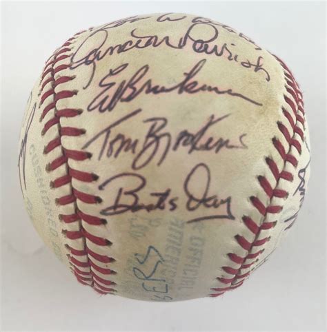 Lot Detail - Lot of 3: Team Signed Baseballs including: 1992 NL All ...