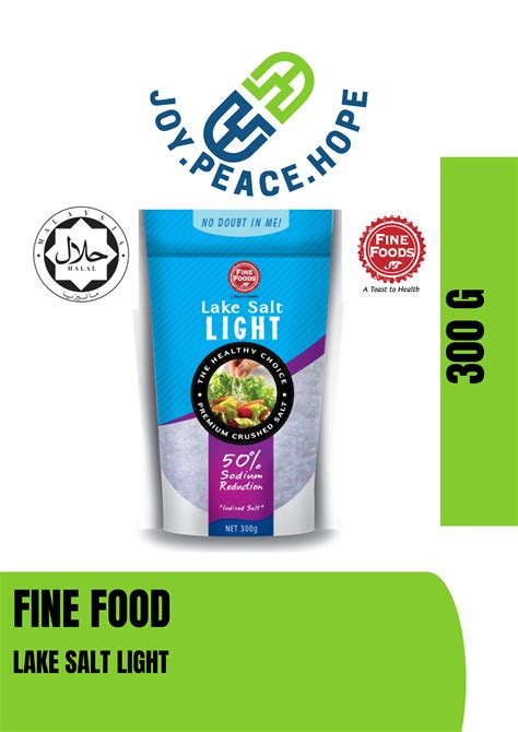 FINE FOODS Lake Salt Light Pouch (300g)