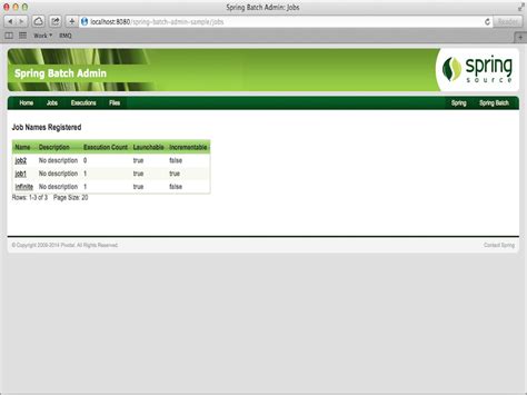 Image result for Spring Batch UI Management