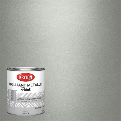 Metallic Silver Wall Paint