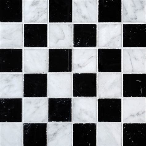 Black And White Checkered Floor Texture
