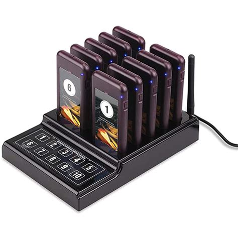 Buy ELIKLIV Wireless Calling Pager System, Restaurant Pager Guest ...