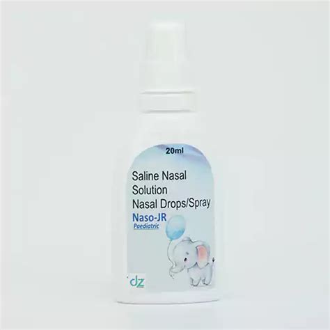 Naso-JR Pediatric Saline Nasal Drops/Spray | 20ml | Safe Nasal Relief ...