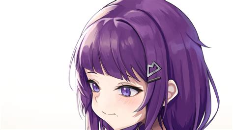 Sad Anime Girl With Purple Hair Anime Pictures Sad Soul Sad Anime Girl