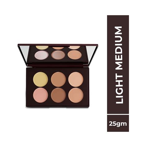 Buy Colorbar 24Hrs Wear Concealer Palette - 001 Light Medium (6Pcs ...