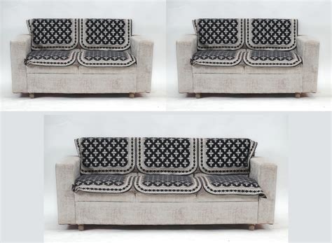 Fashion Throw Sofa Cover 7 Seater Chenille Velvet Sofa Cover | Washable ...