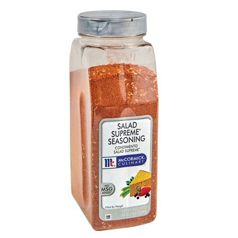 McCormick Culinary Salad Supreme Seasoning, 24 AIS1 oz - One 24 Ounce ...