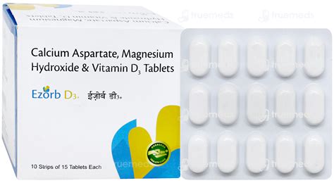 Ezorb D3 Plus Tablet 15 - Uses, Side Effects, Dosage, Price | Truemeds