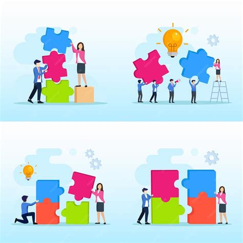 Teamwork Illustration 的图像结果