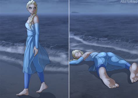 Elsa's feet - Commission by Feeturing on DeviantArt