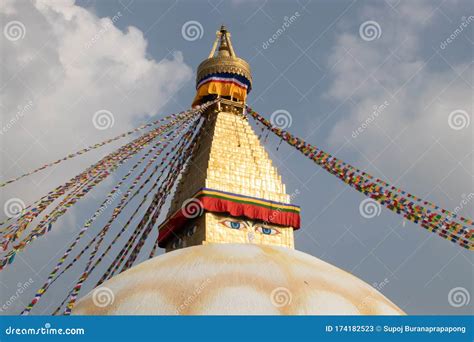 Boudhanath Stupa at Kathmandu Nepal is One of the Largest Buddhist ...