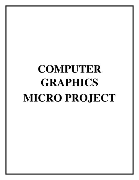 CGR 2 - 👍nc - COMPUTER GRAPHICS MICRO PROJECT Yadavrao Tasgaonkar ...