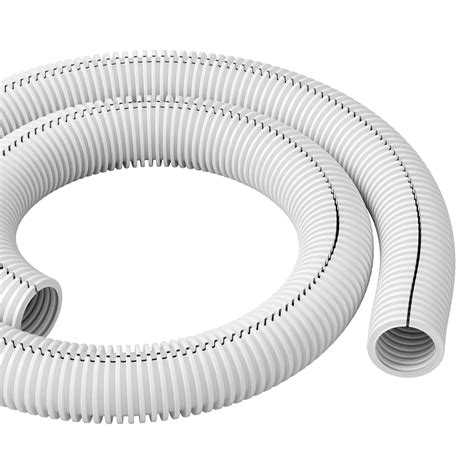 D-Line White Cable Tube | 3' 7" Flexible Cable Management Sleeve | Wire ...