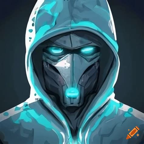 Artwork of a futuristic robot hoodie on Craiyon