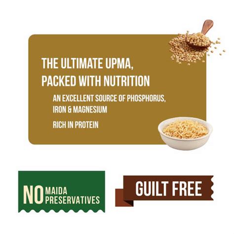 Millet Upma Mix - Ready to Cook 180g – Native Touch