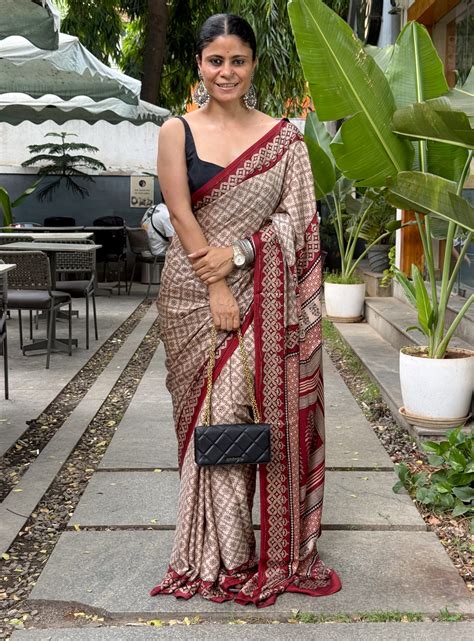 Lehr Collection - Handmade Bagh Printed Sarees – Chakori Ethnic