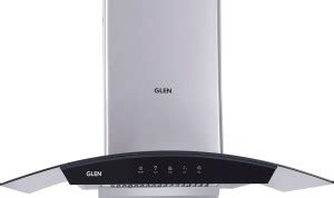 Glen Auto-Clean Chimney GL 6061 AC 90 cm Auto Clean Wall Mounted Silver ...
