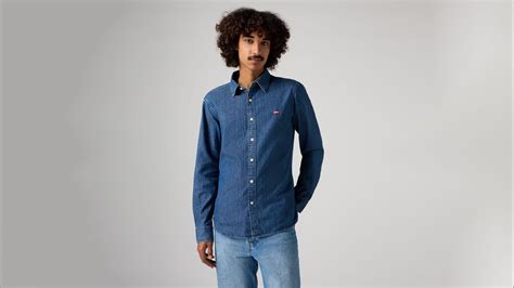 Battery Housemark Slim Fit Shirt - Blue | Levi's® ME