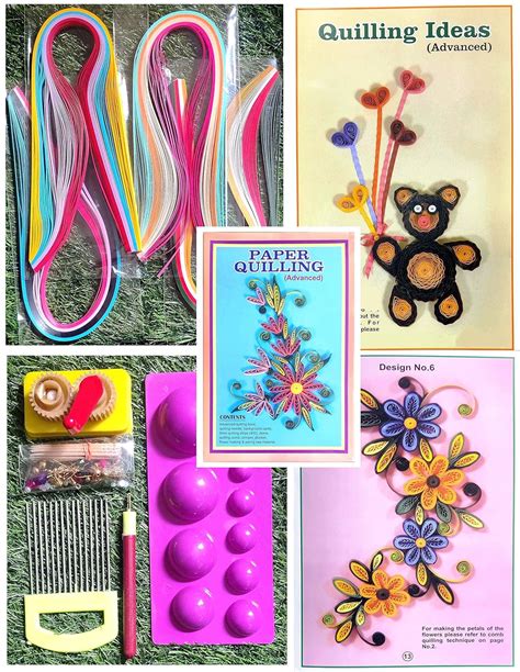 Beads & Crafts: Paper Quilling Tools Kit with Advanced Quilling Guiding ...