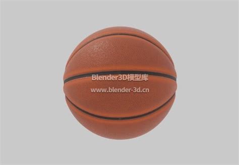 blender 真实篮球3d模型素材资源免费下载-Blender3D模型库