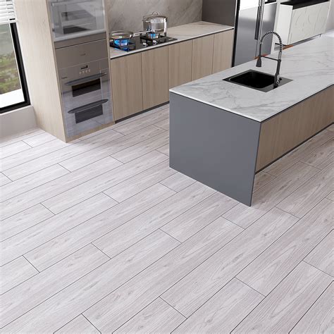 VEELIKE Coastal White Wood Vinyl Plank Flooring 6''x36'' – Veelike