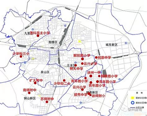 来看看徐州最新挂的几个地块位置