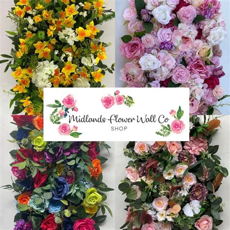 Flower Wall Samples | Midlands Flower Wall Company