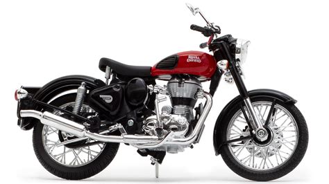 ROYAL ENFIELD CLASSIC 350 1:12 SCALE MODEL REDDITCH RED