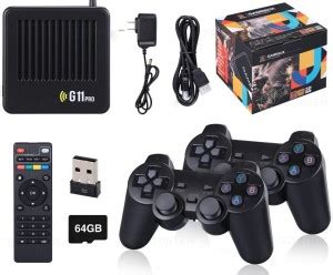 GAME BOX G11 PRO 37000+ GAMES WITH 2 WIRELESS GAMEPAD 2D 3D RETRO ...
