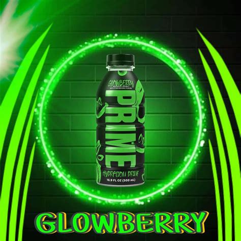 Download Prime Glowberry Hydration Drink Bottle Wallpaper | Wallpapers.com