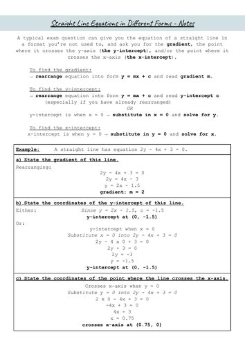 Image result for Straight Line Formulas KEAM Maths