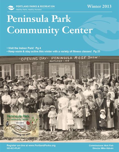 Peninsula Park Community Center Winter 2013 by Portland Parks ...