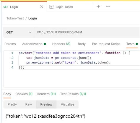 Tokenization in Postman Spring 的图像结果