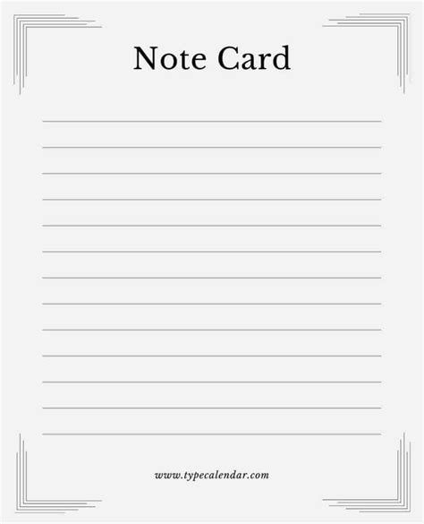 Image result for Mini Note Card Template