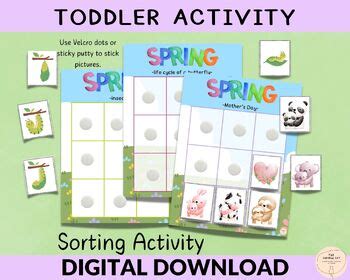 Image result for Spring Sorting Activity