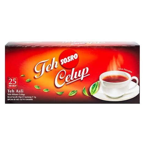 Jual teh celup sosro black tea teh hitam 25 x 2 gr - Kota Surabaya ...