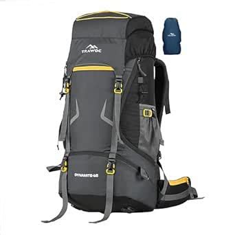TRAWOC DYNAMITE 65L Travel Backpack for Hiking Trekking Bag Camping ...