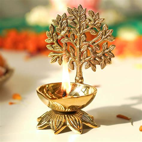 Brass Kalpvriksh Diya – Behoma