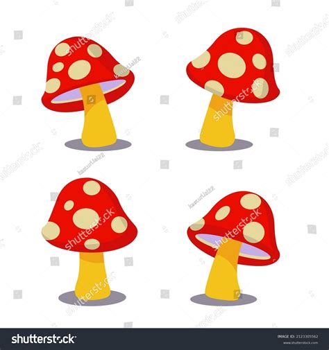 Mushroom Vector Clip Art Design Stock Vector (Royalty Free) 2123305562 ...