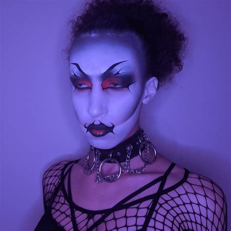 My take on traditional goth makeup 🖤 : r/gothmakeup