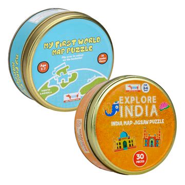 Around the World Map Puzzles Combo Pack