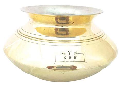 Buy KBB Brass Cooking Vessel | Brass Handi |Ancient Indian Cooking Best ...