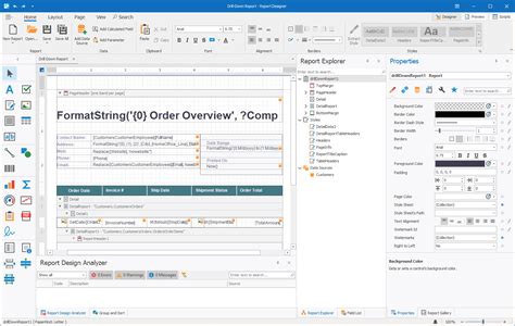 DevExpress Reporting Tool Code Behind Features 的图像结果