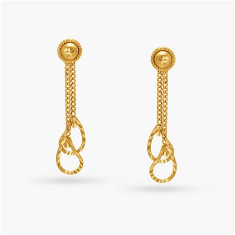 Contemporary Dainty Drop Earrings