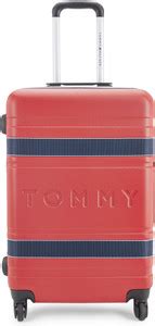 TOMMY HILFIGER Las Vegas Check-in Suitcase 4 Wheels - 27 Inch Red+Navy ...