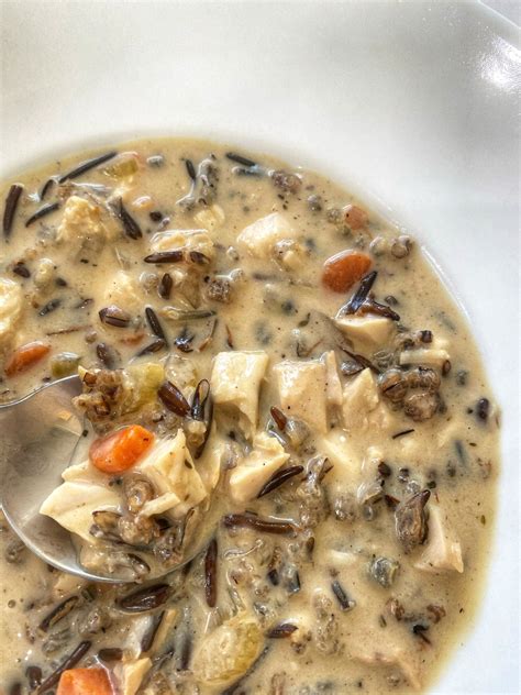Creamy turkey and wild rice soup – Artofit